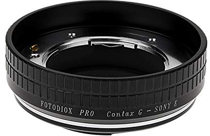 Fotodiox Pro Lens Mount Adapter Compatible with Select Contax G Lenses to Sony E-Mount Cameras