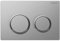Geberit 115085KN1 Betätigungsplatte OMEGA20 f 2-Meng-Spül. seidengl./hochgl./seiden