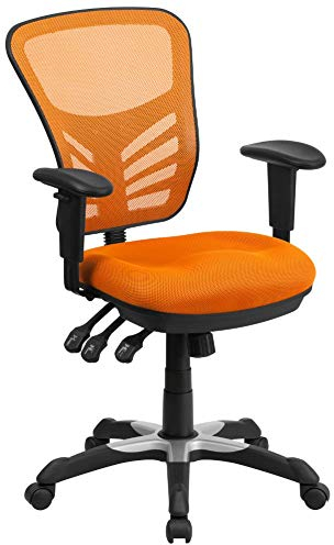 Flash Furniture Bürostuhl, Metall, orange, 69 x 65 x 112 cm