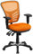 Flash Furniture Bürostuhl, Metall, orange, 69 x 65 x 112 cm