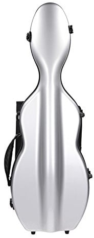 Geigenkoffer Glasfaser Ultra light 4/4 silbern M-Case