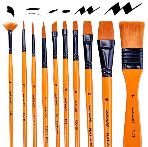 MONT MARTE Malerpinsel-Set, Acryl, 15-teilig