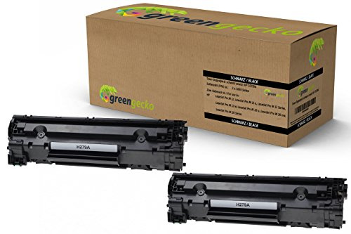 Toner Doppelpack ersetzt HP CF279A | für Hewlett-Packard LaserJet Pro M12a, LaserJet Pro M12w, HP LaserJet Pro MFP M26a, LaserJet Pro MFP M26nw | Druckerpatronen schwarz, neuste Chips