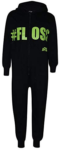 A2Z 4 Kids Girls Boys Floss Cotton One Piece Onesie Comfortable Loungewear Pyjamas Sleepsuit Age 5 6 7 8 9 10 11 12 13 Years