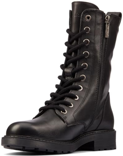 Clarks Orinoco 2 Style Lederstiefel in Schwarz