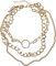 Urban Classics Unisex Ring Layering Necklace one Size Gold