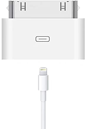 Apple MFi Certified 30-Pin Male to 8-Pin Female Adapter,Lightning to 30 Pin Charging Sync Converter for 30 Pin Docking Stations and More Compatible with iPhone 4 4S,iPad 2 3,iPod Touch
