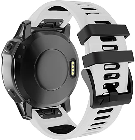 MYSNBKN Armband für Fenix 5 /Fenix 5 Plus/Fenix 6 /Fenix 6 Pro/Forerunner 935 /Forerunner 945 /Instinct, 22mm Breite Silikon Quick-Fit Uhrenarmband