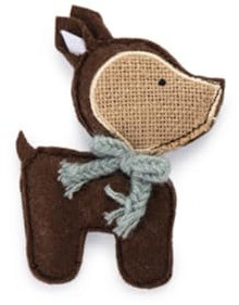 Beeztees Interactive Toys for K & bz Catnip Catnip Deer Tino Brown Cat, 10 x 7 cm