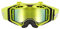 LS2 Motocross-Helm-Brille mit Pinlock, Aura-Pro-Brille, Schwarz/Gelb mit Iridium-Visier