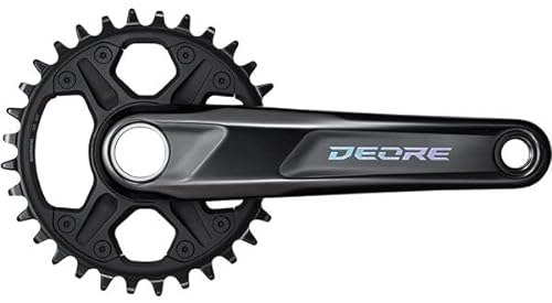 SHIMANO Deore Fc-m6130 Kurbelgarnitur, 12-Fach, 165 mm, 32 Zähne Radfahren, farbig, Größe
