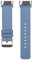 KAREN66 Stoff Armband Kompatibel mit Fitbit Charge 6 Armband, Atmungsaktiv Woven Ersatz Armband Kompatibel mit Fitbit Charge 6/Charge 5 für Damen Herren, Klein Groß (L, Blau)