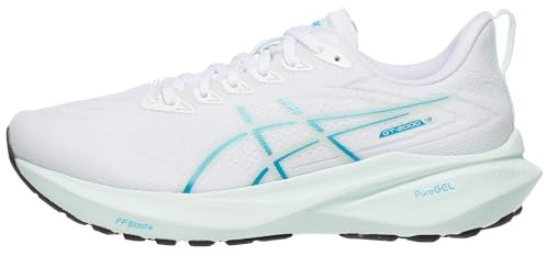 ASICS Women's GT-2000 13 Running Shoes, White/Soothing Sea, 40 EU