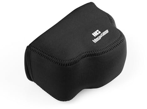 MegaGear Neoprene Camera Case for Sony Alpha a6700 (16-50mm) - Stylish and Protective Digital Photography Bag - Black