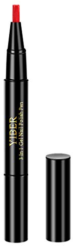 Überlack und Unterlack, Gel-Nagellack, Pinselstift, kein Unterlack erforderlich (Schwarz, L)