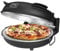 DMD® | 12'' Electric Pizza Oven with Stone Base, Glass Window & 2 Pizza Paddles | Countertop Pizza Maker, Thermostat Control, 15min Timer | Portable Tabletop Oven 1200W