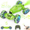 Dysaim Ferngesteuertes Auto, RC Stunt Car, 360°Drehung Drift 4WD RC mit Handsteuerung mit Licht Musik&Spray, 2.4Ghz Auto Spielzeug ab 6 7 8 9 10 12 Jahre Jungen Mädchen Weihnachten Geschenke,Grün