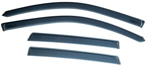 MOTOS Sports Windabweiser Regenabweiser für Skoda Octavia II 2004-2013 Dynamischer Entwurf, Langlebig & Robust, Leichte Installation, Energieeinsparung durch Belüftung, Verringerung von Lärm und Luftt