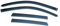 MOTOS Sports Windabweiser Regenabweiser für Skoda Octavia II 2004-2013 Dynamischer Entwurf, Langlebig & Robust, Leichte Installation, Energieeinsparung durch Belüftung, Verringerung von Lärm und Luftt