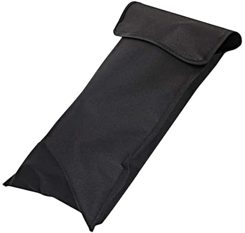 Sac de rangement pour outils de barbecue – Pochette de transport pour ustensiles de barbecue, sac de rangement pliable en tissu Oxford | Sacs étanches pour outils de barbecue, Noir , 18.7 x 8.25
