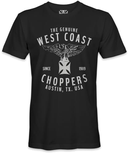 WEST COAST CHOPPERS Men's T-Shirt Racing Department Tee Black, black, M