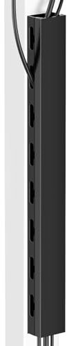 ENONCI Magnetic Cable Management Channel for Desk,15.4 Inch Updated Open Slot Cord Organizer Cable Raceway,Cable Hider Cord Management Under Desk,Wire Hider Cover for Home Office