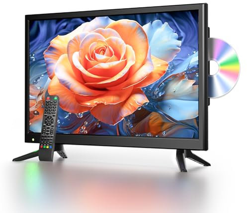 OSHPRO 22 Inch TV DVD Your Mobile & Home Entertainment Kitchen Bedroom Camping RV US TV DVD Combos Built in DVD Stellar Visuals Sound