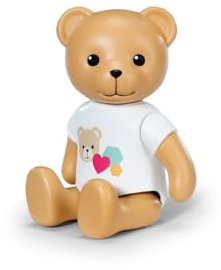 BABY born Splish Splash Bade-Spielzeug Teddy - Größe 15 cm - Mit mechanischer Schwimmfunktion - Funktioniert komplett ohne Batterien - Geeignet für Kinder ab 1 Jahr, Braun