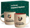 Triple Gifffted Wunderschönes Kaffeebecher-Set mit Aufschrift Good Morning, Verlobungsgeschenk für Paare, Brautpaar, Brautparty, Brautparty, für Sie, Herr Mrs, Weihnachten, Hahn, Küchendekoration,