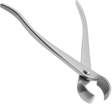 Konkavschneider 21cm Edelstahl Konkavzange mit Ergonomischem Griff Verschleißfest Rostfrei Multifunktionale Knaufschneider für den Baumschnitt Strauchschnitt Blumenschnitt (Stil 1)