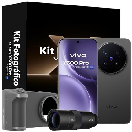 vivo X300 Pro 5G 16GB+512GB Cámara 200MP ZEISS Kit Foto, Pantalla 6.78
