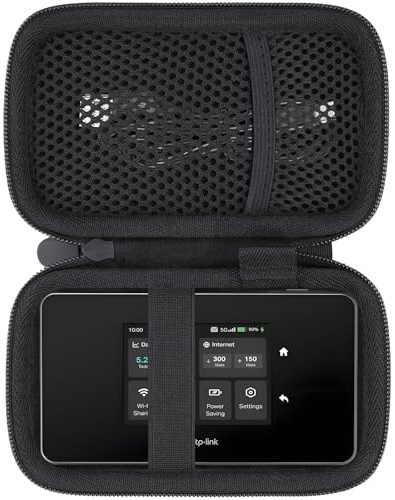Baval Hard Travel Case for TP-Link 5G Mobile Hotspot M8550 5G Wi-Fi Router | Travel Storage Bag, Compact size, Easy to carrying, Protective Storage Box, Shockproof, Impact-resistant