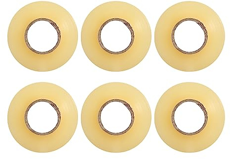 Dytabepl 6 Pack Hockey-Tape, Transparent, Mehrzweck Eishockey Schläger Tape, Schienbeinschoner, Sockenband, Anti Slip Self Adhesive Schläger Tape 2,4 cm X 28 M Hockey Sport Geschenke