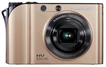 Samsung NV100 Digitalkamera (14 Megapixel, 3-Fach Opt. Zoom, 3“ Touchscreen, Bildstabilisator, 28mm Weitwinkel) Titan