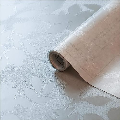 d-c-fix Fensterfolie Spring Blätter Motiv statisch selbsthaftend 67,5 cm x 1,5 m - blickdichte Sichtschutzfolie mit UV-Schutz - Sichtschutz für Fenster Folie Milchglasfolie Pflanzen Blumen-Muster