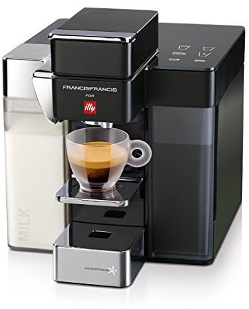 Francis Francis for illy Y5 Milk Espresso and Coffee Machine Black