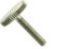 Rändelschraube mit niedriger Form DIN 653 rostfrei Edelstahl A1 M 4 x 8-10 Stück