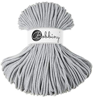 Bobbiny Seil, 5 mm x 100 m, Hellgrau