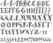 timalo® Wandtattoo Buchstaben Kinderzimmer, Kinderbuchstaben Aufkleber für Kinder | 68027-a1-dunkelgrau-M