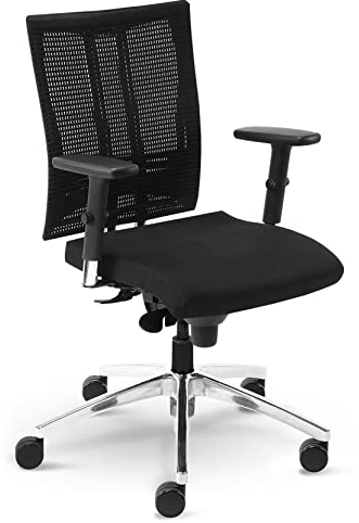 Nowy Styl Bürostuhl NET Motion, Synchronmechanik, mit Armlehnen, Arbeitsdrehstuhl fürs Büro