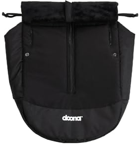 Doona Winter Cover - passgenau Babyschale - wetterbeständig & maschinenwaschbar - schwarz