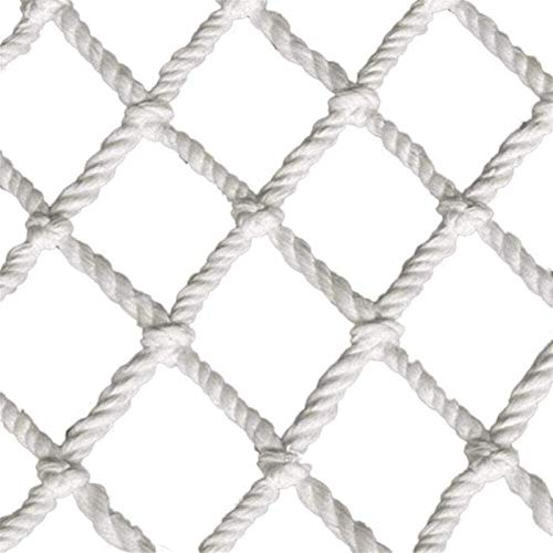 DHGTEP Katzennetz Transparent Balkonnetz für Katzen Katzennetz Fenster Treppen Balkon Zaun Fallschutz Sicherheitszaun Weißes Nylon Netz Zaun (Size : 2x2M)