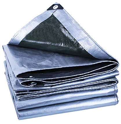 XYXH Bâche Étanche Et Indéchirable 4x5m, Bâche Oeillets, Bache pour Pergola, Bâche De Protection Résistante Aux Intempéries, Le Tissu D'auvent, pour Couverture Bateau, Terrasse Et Plantes