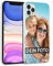 Personalisierte Handyhülle für Apple iPhone 11 Pro - Individuell selbst gestalten mit Foto und Text - Transparente Hülle aus Silikon
