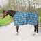 Horsenjoy Fleece-Abschwitzdecke Dalia (155 cm, Grau-Blau)