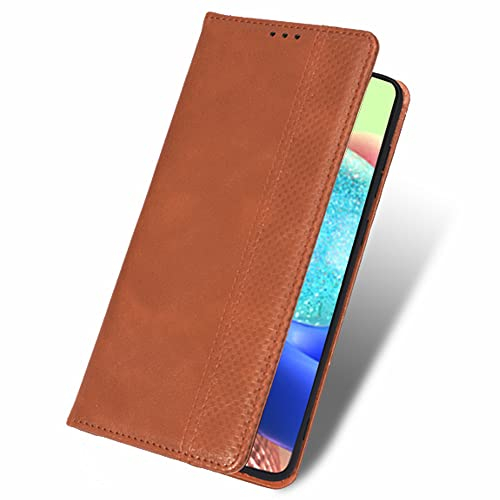 Lederhülle für Nokia G11 Plus Hülle, Flip Case Schutzhülle Handy mit Kartenfach Stand, Tasche Cover Etui Handyhülle für Nokia G11 Plus, Brown