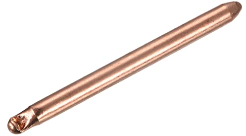 PATIKIL Runde Kupfer Leitung Wärmerohr 4mm 50mm Lange mit Thermische Flüssigkeit Innen