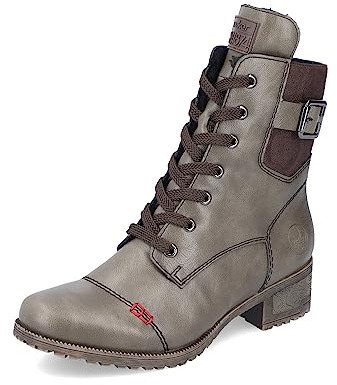 Rieker Damen Schnürstiefeletten 70345, Frauen Stiefeletten