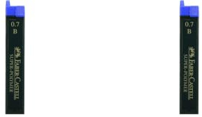 Faber-Castell 0.7mm HB Super-Polymer Fineline Lead (Pack of 24)