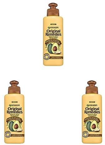 Garnier Original Remedies Haaröl ohne Abspülung Avokado und Karite - 200 ml (Packung mit 3)